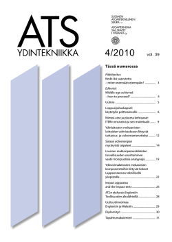 4/2010 vol. 39 - ATS Ydintekniikka
