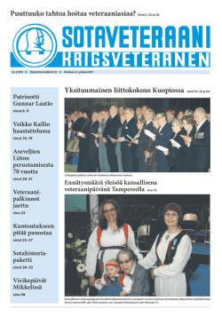 Sotaveteraani 3/2010 - Suomen Sotaveteraaniliitto ry
