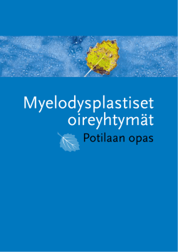 pdf-muodossa - Suomen Syöpäpotilaat ry