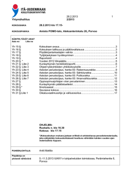 Helmikuu 2013 (pdf) - Itä-Uudenmaan koulutuskuntayhtymä