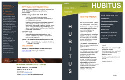 HUBITUS verkkolehti - Numerot 1/AB ja 2C