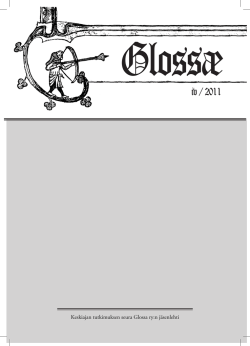 Glossae 4/2011