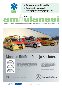 Ambulanssi 1/11 - Suomen Sairaankuljetusliitto