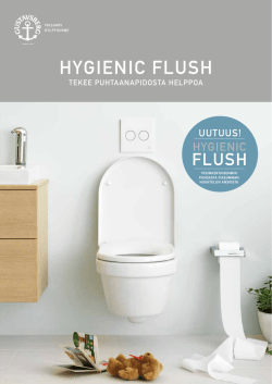Hygienic Flush seinä-WC