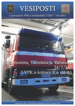 Vesiposti_2-2013 - Lauttasaaren VPK