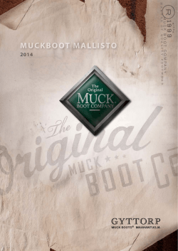 muckboot mallisto 2014