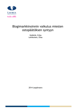 Heikkilä & Lehikoinen 2014 - Kuluttajakäyttäytymisen digitaalisuus