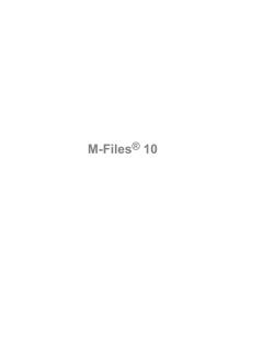 M-Files 10
