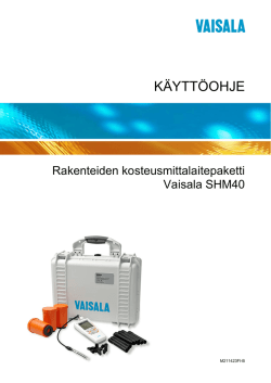 SHM40 Käyttöohje - M211423FI-B