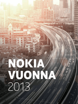 Nokia vuonna 2013