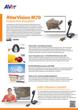 AVerVision M70 Brochure