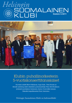 4/2011 - Helsingin Suomalainen Klubi