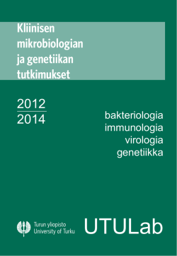 Kliinisen mikrobiologian ja genetiikan tutkimukset