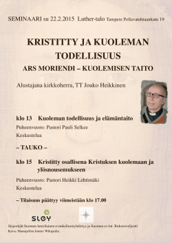 KRISTITTY JA KUOLEMAN - Latva