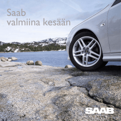 Saab valmiina kesään - Laakkonen.fi / Saab / Etusivu