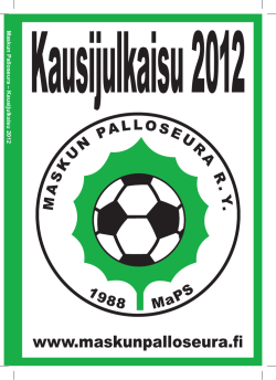 Juniorijaosto 2012 - Maskun Palloseura