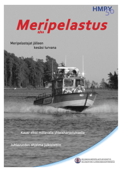 Numero 2/2011 - Helsingin Meripelastusyhdistys