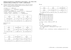 Fysiikan koe ja ratkaisut 2011 - Diplomi-insinööri
