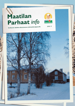Maatilan Parhaat -info 5-2010 - Anelma