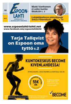 Näköislehti 10/2013 - Espoonlahti