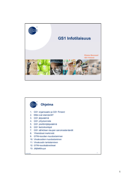 GS1 Infotilaisuus