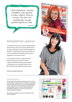 Käsityölehtien ykkönen - Sanoma Magazines Finland
