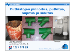 SuLVIn luento Kuopiossa 14.11.2014