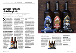 Gotlands Bryggeri – Luvassa rohkeita olutelämyksiä