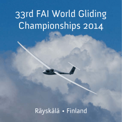 33rd FAI World Gliding Championships 2014