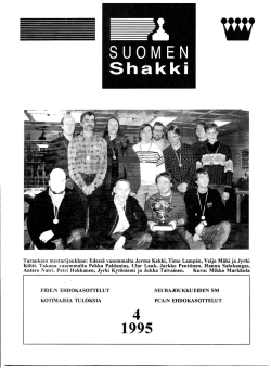 1995 - Suomen Shakki