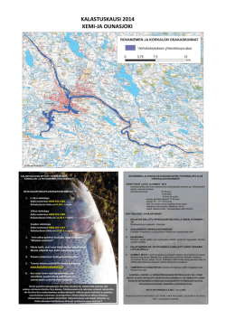 Kalastusalueen kartta - Korkalon osakaskunta