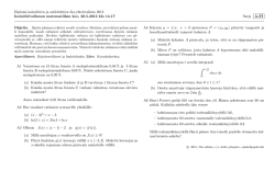 Matematiikan koe ja ratkaisut 2013 - Diplomi-insinööri