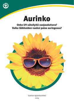 aurinko suomi 0509.indd - Kokkolan keskusapteekki