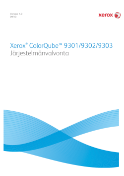 Xerox® ColorQube™ 9301/9302/9303 Järjestelmänvalvonta