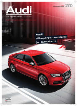 Audi Alkuperäisvarusteita ja
