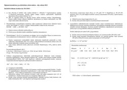 Kemian kokeen kysymykset ja ratkaisut 2012 - Diplomi-insinööri