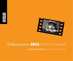 Elokuvavuosi 2013 Facts & Figures