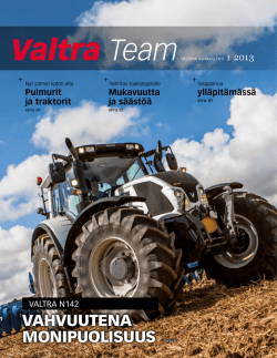 Valtra Team 1/2013