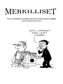 Merkilliset -lehti 2/2012