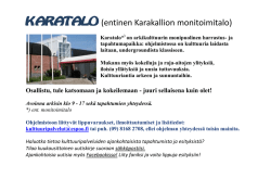 KARATALO (entinen Karakallion monitoimitalo) - Karakallio