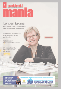 Lehtien takana - Manialehti.fi