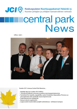 Central Park News 2/2011 - Keskuspuiston Nuorkauppakamari