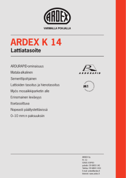 ARDEX K 14 Lattiatasoite