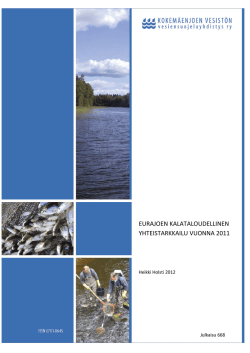 eurajoen kalataloudellinen yhteistarkkailu vuonna 2011 - JVP