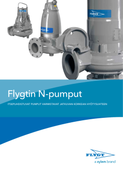 N-pumppu esite - Water Solutions