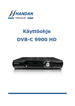 Käyttöohje DVB