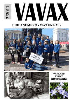 Vavax 2 / 2011 - Vaaran Vaeltajat