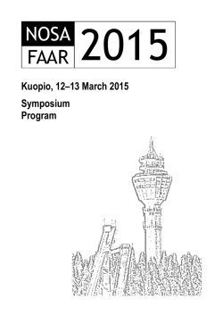 Kuopio, 12–13 March 2015 Symposium Program