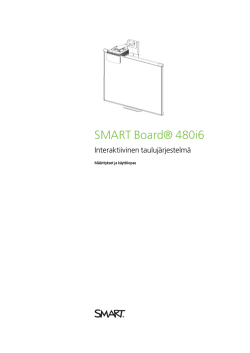 SMART Board 480i6 Interaktiivinen taulujärjestelmä Määritykset ja