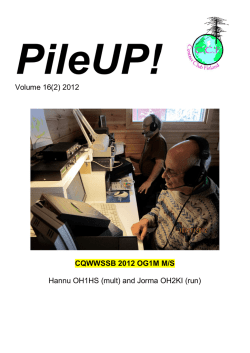 PileUP! - Contest Club Finland